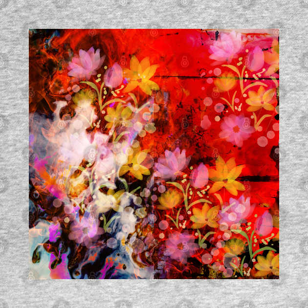 Abstract floral art by jen28